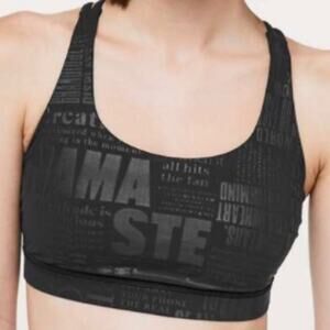 Lululemon Ltd Edition Manifesto Energy Bra 20YR Collection Back Sports Bra 6